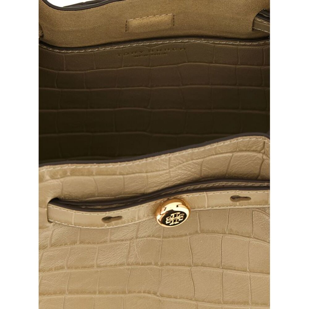 Tory Burch Beige Cowhide Shoulder Women's Bag - Picture 4 of 4